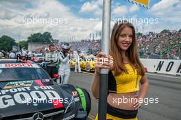 grid girl,  26.06.2016, DTM Round 4, Norisring, Germany, Sunday.