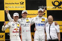 Podium: Race winner Robert Wickens (CAN) Mercedes-AMG Team HWA, Mercedes-AMG C63 DTM; second place Marco Wittmann (GER) BMW Team RMG, BMW M4 DTM; third place Christian Vietoris (GER) Mercedes-AMG Team Mücke, Mercedes-AMG C63 DTM. 16.07.2016, DTM Round 5, Zandvoort, The Netherlands, Saturday, Race 1.