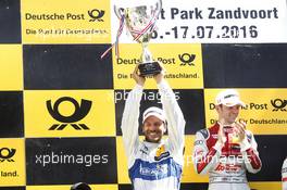 Podium: second place Gary Paffett (GBR) Mercedes-AMG Team ART, Mercedes-AMG C63 DTM. 17.07.2016, DTM Round 5, Zandvoort, The Netherlands, Saturday, Race 2.