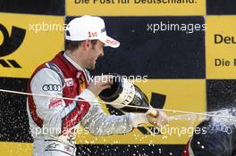 Podium: Jamie Green (GBR) Audi Sport Team Rosberg, Audi RS 5 DTM with champagne. 17.07.2016, DTM Round 5, Zandvoort, The Netherlands, Saturday, Race 2.