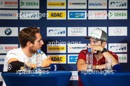 Press Conference: Daniel Juncadella (ESP) Mercedes-AMG Team HWA, Mercedes-AMG C63 DTM and Mike Rockenfeller (GER) Audi Sport Team Phoenix, Audi RS 5 DTM. 19.08.2016, DTM Round 6, Moscow Raceway, Russia, Friday.