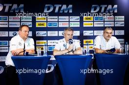 Press Conference: Ullrich Fritz (GER) Team Principal Mercedes-AMG HWA; Jens Marquardt (GER) BMW Motorsport Director; Dieter Gass (GER) Head of DTM Audi Sport. 21.08.2016, DTM Round 6, Moscow Raceway, Russia, Sunday.