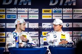 Press Conference: Marco Wittmann (GER) BMW Team RMG, BMW M4 DTM and Bruno Spengler (CAN) BMW Team MTEK, BMW M4 DTM. 21.08.2016, DTM Round 6, Moscow Raceway, Russia, Sunday.