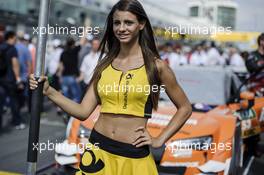 Grid girl, 10.09.2016, DTM Round 7, Nuerburgring, Germany, Saturday.