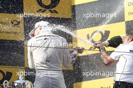 Podium: Marco Wittmann (GER) BMW Team RMG, BMW M4 DTM and Stefan Reinhold (GER) BMW Team RMG. 10.09.2016, DTM Round 7, Nürburgring, Germany, Saturday Race.