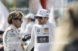 Tom Blomqvist (GBR) BMW Team RBM, BMW M4 DTM, Augusto Farfus (BRA) BMW Team MTEK, BMW M4 DTM, 10.09.2016, DTM Round 7, Nuerburgring, Germany, Saturday.