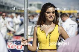 Grid girl, 10.09.2016, DTM Round 7, Nuerburgring, Germany, Saturday.