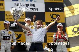 Podium: Best team Stefan Reinhold (GER) BMW Team RMG. 10.09.2016, DTM Round 7, Nürburgring, Germany, Saturday Race.