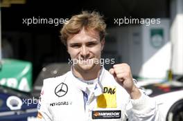 Pole position for Lucas Auer (AUT) Mercedes-AMG Team Mücke, Mercedes-AMG C63 DTM. 10.09.2016, DTM Round 7, Nürburgring, Germany, Saturday Qualifying.