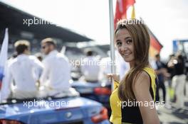 Grid girl, 10.09.2016, DTM Round 7, Nuerburgring, Germany, Saturday.