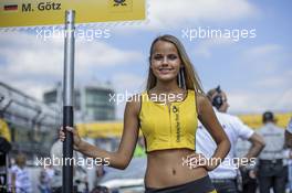 Grid girl, 10.09.2016, DTM Round 7, Nuerburgring, Germany, Saturday.