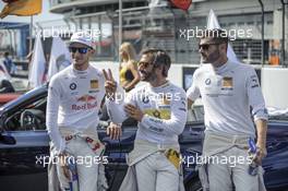 Marco Wittmann (GER) BMW Team RMG, BMW M4 DTM, Timo Glock (GER) BMW Team RMG, BMW M4 DTM, Martin Tomczyk (GER) BMW Team Schnitzer, BMW M4 DTM, 10.09.2016, DTM Round 7, Nuerburgring, Germany, Saturday.