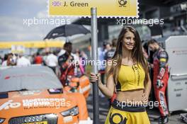 Grid girl, 10.09.2016, DTM Round 7, Nuerburgring, Germany, Saturday.