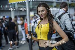 Grid girl, 10.09.2016, DTM Round 7, Nuerburgring, Germany, Saturday.