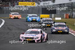 Lucas Auer (AUT) Mercedes-AMG Team Mücke, Mercedes-AMG C63 DTM. 11.09.2016, DTM Round 7, Nürburgring, Germany, Sunday Race.