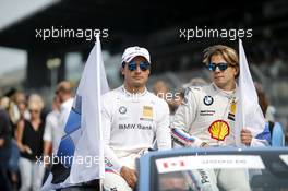 Bruno Spengler (CAN) BMW Team MTEK, BMW M4 DTM and Augusto Farfus (BRA) BMW Team MTEK, BMW M4 DTM. 11.09.2016, DTM Round 7, Nürburgring, Germany, Sunday Race.