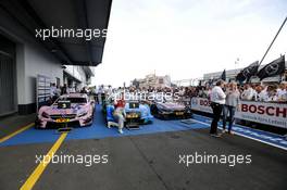 Parc ferme with race winner Edoardo Mortara (ITA) Audi Sport Team Abt Sportsline, Audi RS 5 DTM. 11.09.2016, DTM Round 7, Nürburgring, Germany, Sunday Race.