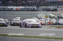 Start, Lucas Auer (AUT) Mercedes-AMG Team Mücke, Mercedes-AMG C63 DTM, 11.09.2016, DTM Round 7, Nuerburgring, Germany, Sunday
