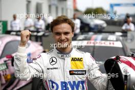 Pole position for Lucas Auer (AUT) Mercedes-AMG Team Mücke, Mercedes-AMG C63 DTM. 11.09.2016, DTM Round 7, Nürburgring, Germany, Sunday Qualifying.