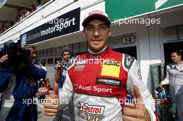 Pole position for Edoardo Mortara (ITA) Audi Sport Team Abt Sportsline, Audi RS 5 DTM. 24.09.2016, DTM Round 8, Hungaroring, Hungary, Saturday, Qualifying