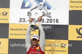 Podium: Race winner Edoardo Mortara (ITA) Audi Sport Team Abt Sportsline, Audi RS 5 DTM. 24.09.2016, DTM Round 8, Hungaroring, Hungary, Saturday, Race 1.