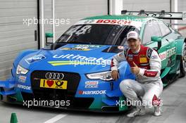 Pole position for Edoardo Mortara (ITA) Audi Sport Team Abt Sportsline, Audi RS 5 DTM. 25.09.2016, DTM Round 8, Hungaroring, Hungary, Saturday, Qualifying.