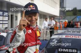 Race winner Mattias Ekström (SWE) Audi Sport Team Abt Sportsline, Audi A5 DTM. 25.09.2016, DTM Round 8, Hungaroring, Hungary, Sunday, Race.