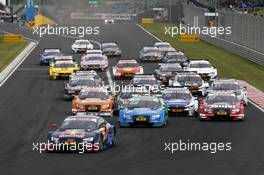 Start of the race. 25.09.2016, DTM Round 8, Hungaroring, Hungary, Sunday, Race.