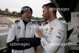 Jens Marquardt (GER) BMW Motorsport Director with Martin Tomczyk (GER) BMW Team Schnitzer, BMW M4 DTM. 14.10.2016, DTM Round 9, Hockenheimring, Germany, Friday, Free Practice.