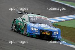 Edoardo Mortara (ITA) Audi Sport Team Abt Sportsline, Audi RS 5 DTM. 14.10.2016, DTM Round 9, Hockenheimring, Germany, Friday, Free Practice.