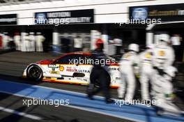 Pit stop Augusto Farfus (BRA) BMW Team MTEK, BMW M4 DTM. 16.10.2016, DTM Round 9, Hockenheimring, Germany, Sunday, Race 2.