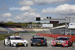 All three manufactures, BMW, Audi; Mercedes. 08.04.2015, DTM Media Day, Hockenheimring, Germany.