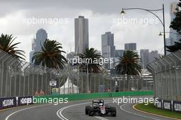 Fernando Alonso (ESP) McLaren MP4-31. 18.03.2016. Formula 1 World Championship, Rd 1, Australian Grand Prix, Albert Park, Melbourne, Australia, Practice Day.