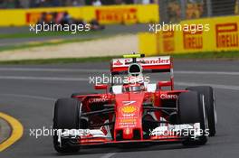 Kimi Raikkonen (FIN) Ferrari SF16-H. 18.03.2016. Formula 1 World Championship, Rd 1, Australian Grand Prix, Albert Park, Melbourne, Australia, Practice Day.