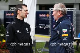 (L to R): Remi Taffin (FRA) Renault Sport F1 Engine Technical Director with Dr Helmut Marko (AUT) Red Bull Motorsport Consultant. 18.03.2016. Formula 1 World Championship, Rd 1, Australian Grand Prix, Albert Park, Melbourne, Australia, Practice Day.