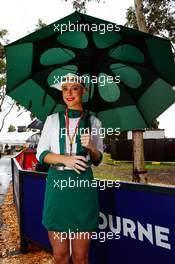 Rolex girl. 18.03.2016. Formula 1 World Championship, Rd 1, Australian Grand Prix, Albert Park, Melbourne, Australia, Practice Day.