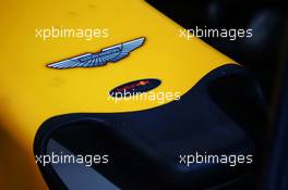 Aston Martin logo on the Red Bull Racing RB12 nosecone. 18.03.2016. Formula 1 World Championship, Rd 1, Australian Grand Prix, Albert Park, Melbourne, Australia, Practice Day.