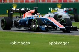 Pascal Wehrlein (GER), Manor Racing  18.03.2016. Formula 1 World Championship, Rd 1, Australian Grand Prix, Albert Park, Melbourne, Australia, Practice Day.