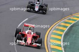 Kimi Raikkonen (FIN) Ferrari SF16-H. 18.03.2016. Formula 1 World Championship, Rd 1, Australian Grand Prix, Albert Park, Melbourne, Australia, Practice Day.