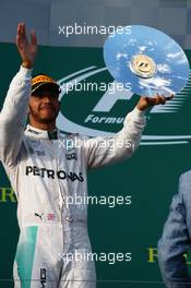 Lewis Hamilton (GBR) Mercedes AMG F1 W07 . 20.03.2016. Formula 1 World Championship, Rd 1, Australian Grand Prix, Albert Park, Melbourne, Australia, Race Day.