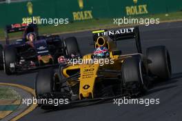Jolyon Palmer (GBR) Renault Sport F1 Team RS16. 20.03.2016. Formula 1 World Championship, Rd 1, Australian Grand Prix, Albert Park, Melbourne, Australia, Race Day.