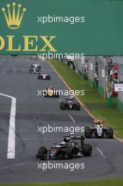 Fernando Alonso (ESP) McLaren MP4-31. 20.03.2016. Formula 1 World Championship, Rd 1, Australian Grand Prix, Albert Park, Melbourne, Australia, Race Day.