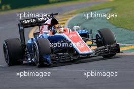 Pascal Wehrlein (GER), Manor Racing  20.03.2016. Formula 1 World Championship, Rd 1, Australian Grand Prix, Albert Park, Melbourne, Australia, Race Day.