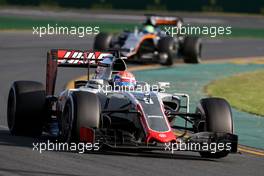Romain Grosjean (FRA), Haas F1 Team  20.03.2016. Formula 1 World Championship, Rd 1, Australian Grand Prix, Albert Park, Melbourne, Australia, Race Day.