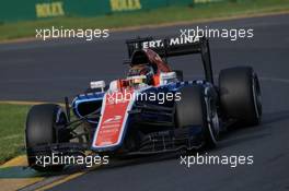 Pascal Wehrlein (GER) Manor Racing MRT05. 20.03.2016. Formula 1 World Championship, Rd 1, Australian Grand Prix, Albert Park, Melbourne, Australia, Race Day.