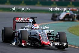 Romain Grosjean (FRA), Haas F1 Team  20.03.2016. Formula 1 World Championship, Rd 1, Australian Grand Prix, Albert Park, Melbourne, Australia, Race Day.