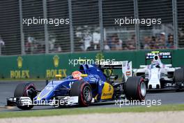 Felipe Nasr (BRA), Sauber F1 Team  20.03.2016. Formula 1 World Championship, Rd 1, Australian Grand Prix, Albert Park, Melbourne, Australia, Race Day.