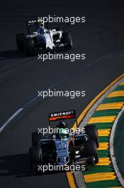 Nico Hulkenberg (GER) Sahara Force India F1 VJM09. 20.03.2016. Formula 1 World Championship, Rd 1, Australian Grand Prix, Albert Park, Melbourne, Australia, Race Day.