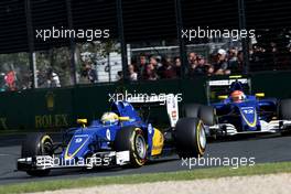 Marcus Ericsson (SWE), Sauber F1 Team  20.03.2016. Formula 1 World Championship, Rd 1, Australian Grand Prix, Albert Park, Melbourne, Australia, Race Day.