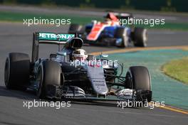 Lewis Hamilton (GBR), Mercedes AMG F1 Team  20.03.2016. Formula 1 World Championship, Rd 1, Australian Grand Prix, Albert Park, Melbourne, Australia, Race Day.